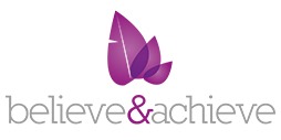 Believe and Achieve logo.