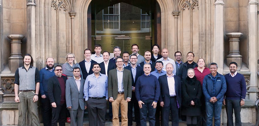 Group photo of a previous Managing Innovation Strategically class.