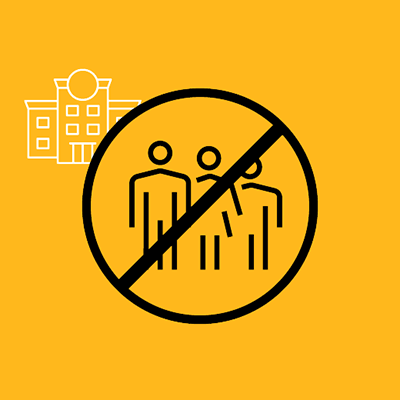 Covid code unauthorised visitors yellow 400x400 1