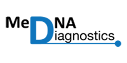 MeDNA logo.