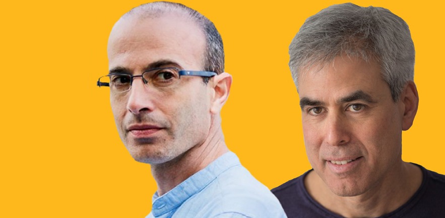 Yuval Noah Harari and Jonathan Haidt.