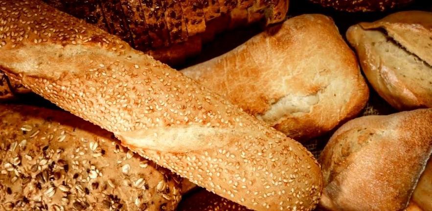 A selection of freshly baked loaves.