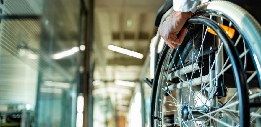Overcoming marginalisation: wheelchair user.