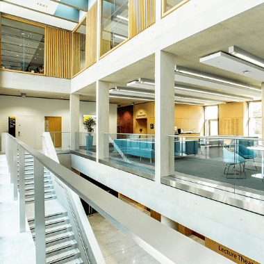 The Simon Sainsbury Centre at Cambridge Judge Business School, where the Executive Education programmes take place.