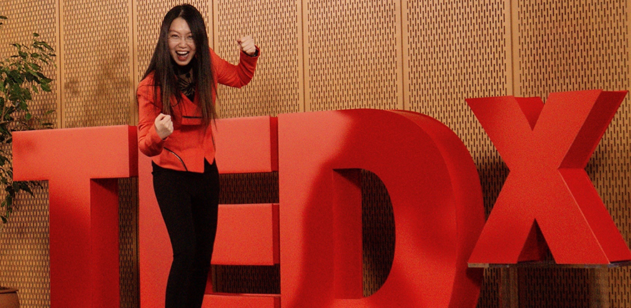 Lesley Li at TEDx.