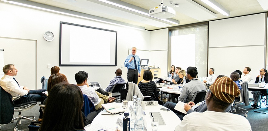 Professor Jochen Runde teaching on the GMP.