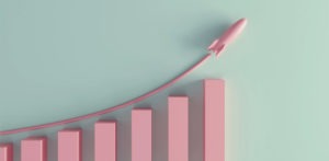 Chart showing growth.