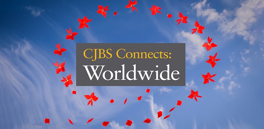 CJBS Connects: Worldwide logo.