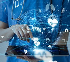 Medical technology concept.