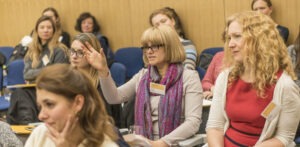 Group of women attending an EnterpriseWOMEN event.