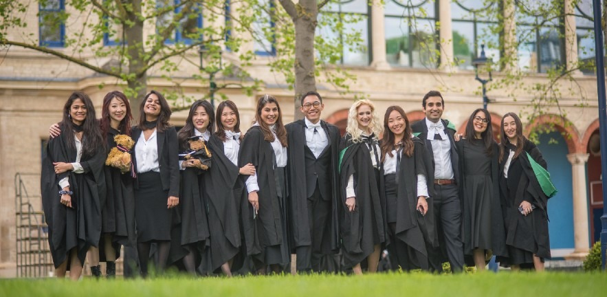 MBA students graduation.