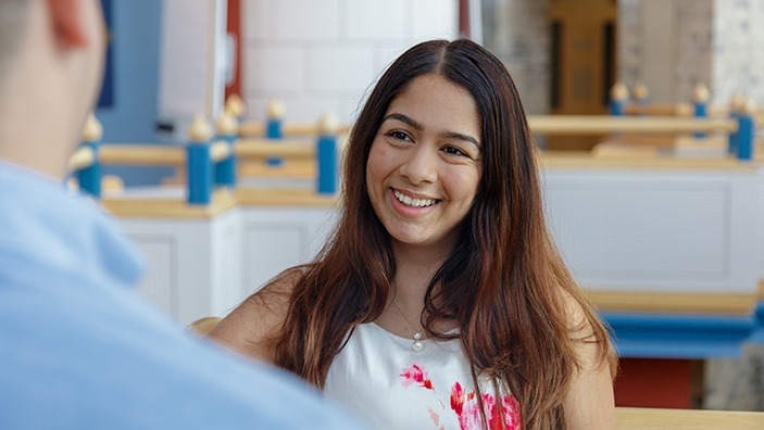 Executive Master of Accounting student smiling.