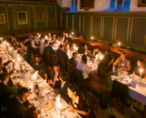 A Cambridge College dinner.