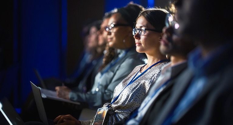 Conference audience.