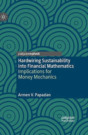 Book cover for 'Hardwiring Sustainability into Financial Mathematics'.