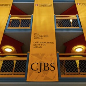 Cambridge Judge Business School banner.