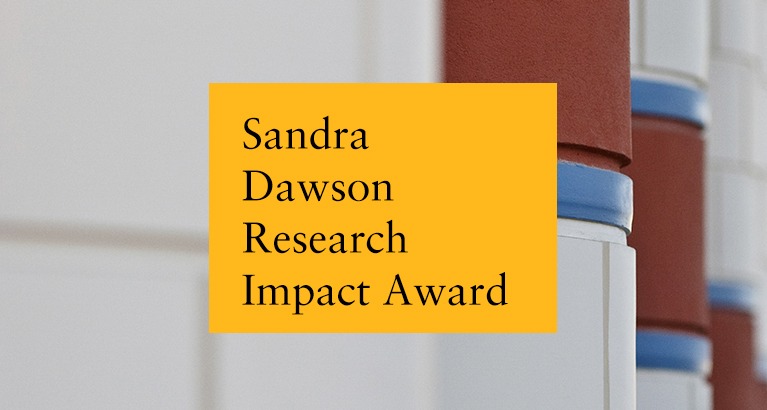 Sandra Dawson Research Impact Award.