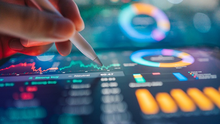 Stats on tablet showing CEAM research data.