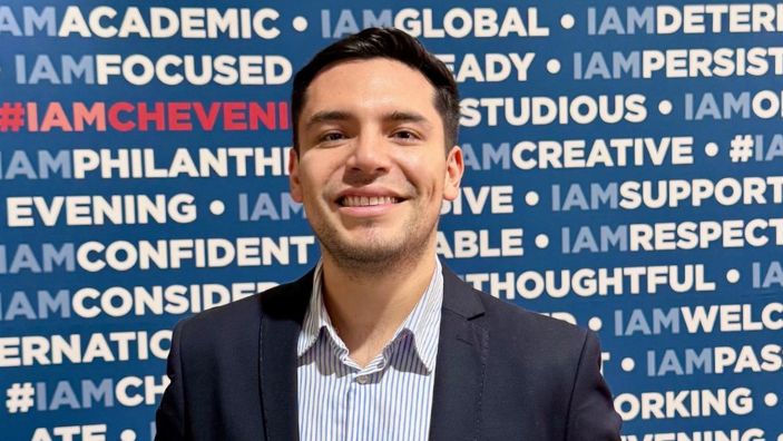 Alejandro Delgad Chevening scholar.