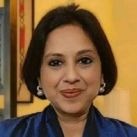 Suhasini Haidar smiling