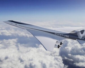 Plane in the sky.