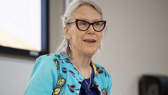 Professor Dame Sandra Dawson.