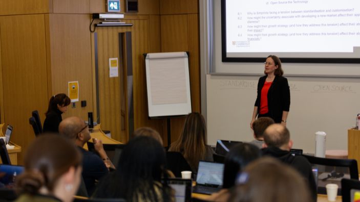 Anna Hoff teaching.