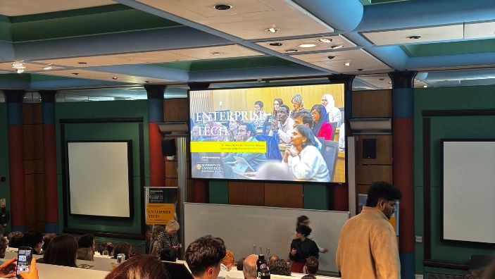 A PowerPoint slide showing EnterpriseTECH.